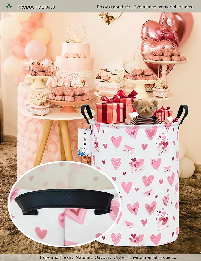 Round waterproof laundry basket, laundry Hampers