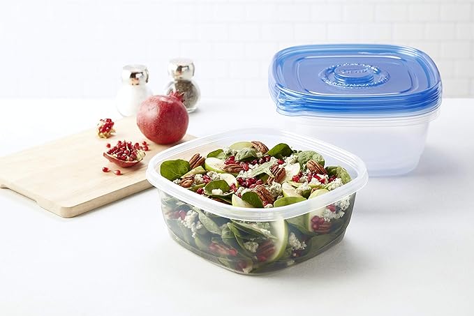 Glad Family Size Food Storage Containers, XL Square