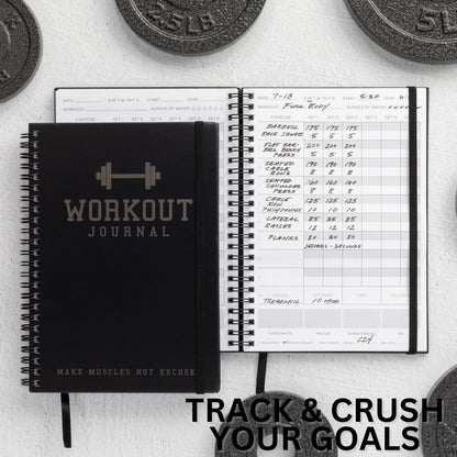 ZICOTO Ultimate Workout Journal - Complete Fitness Training Planner for Men and Women - Track PRs, Build Muscle & Dominate Your Workouts - Essential Gym Gear Accessories for Serious Weight Lifters