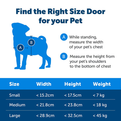 PetSafe Staywell, Convenient, Original 2 Way Pet Door, Fast Installation, Easy fitting, 2 Way Locking, Cat Flap for All Pets, Large - White
