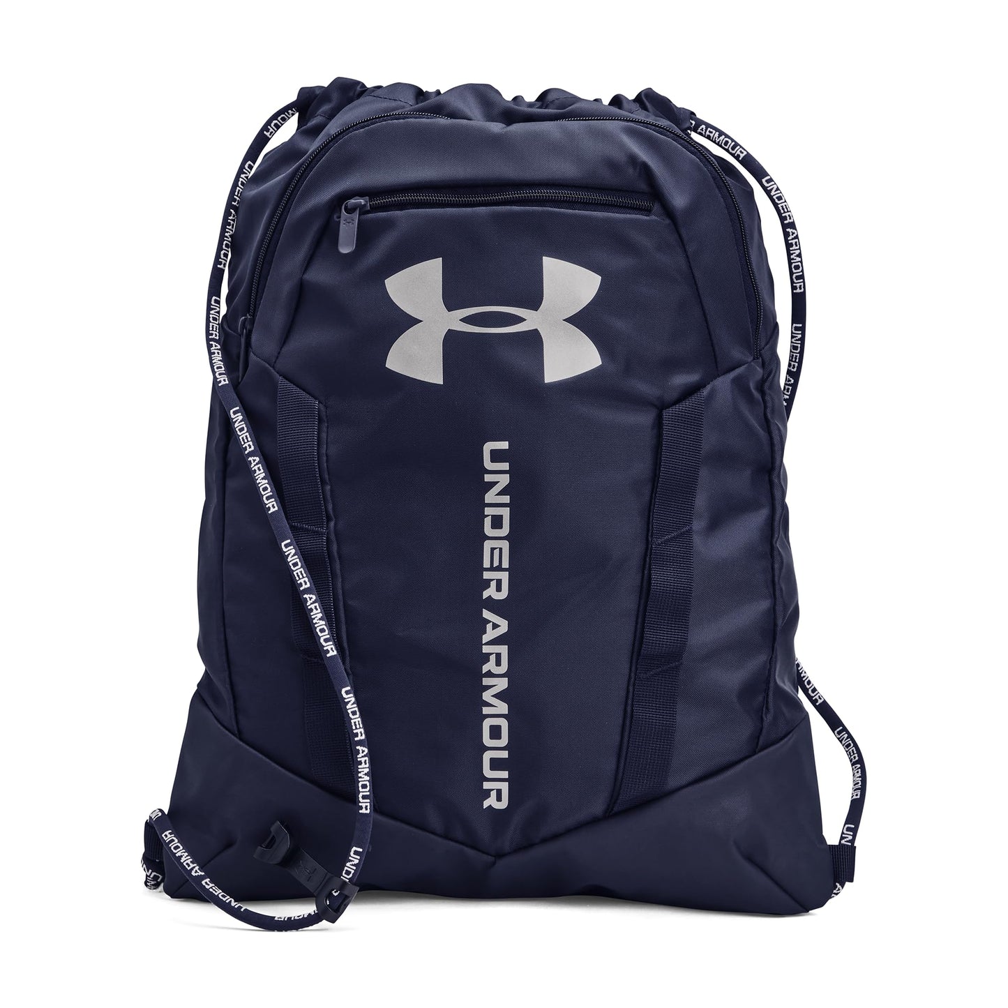 Under Armour Unisex-Adult Undeniable Sackpack , Midnight Navy (410)/Metallic Silver , One Size Fits Most