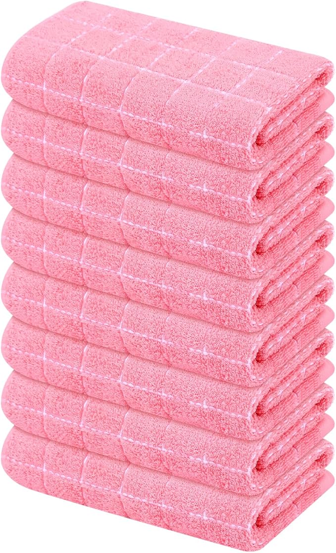 Mordimy 100% Cotton Terry Cloth Kitchen Towels, Super Soft and Absorbent Dish