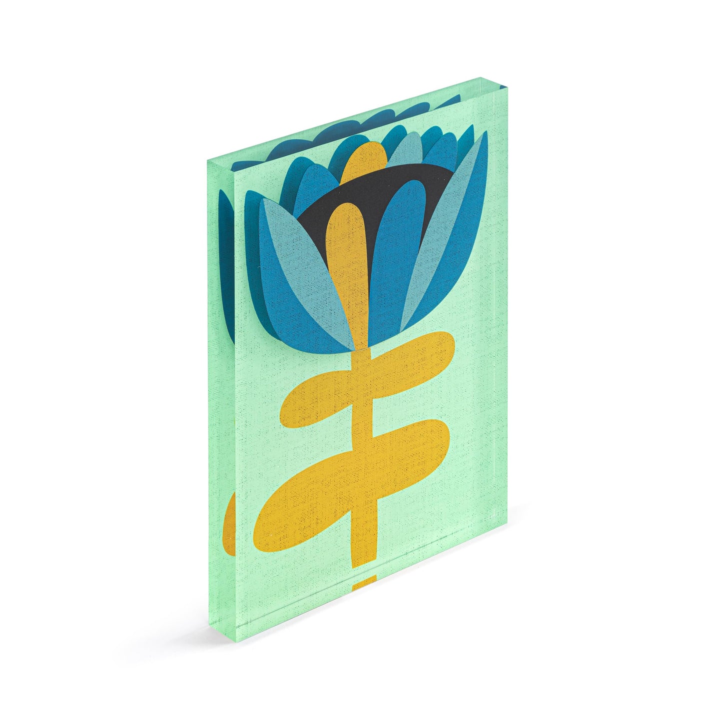 DEMDACO Hanging Tile Wall Art Everyday Home Décor, 5 x 7 Inch Acrylic, Bloom Together