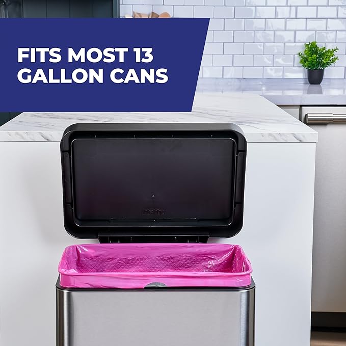 Hefty Ultra Strong 13 Gallon Trash Bags, Tall Kitchen Trash Bags 13 Gallon Size
