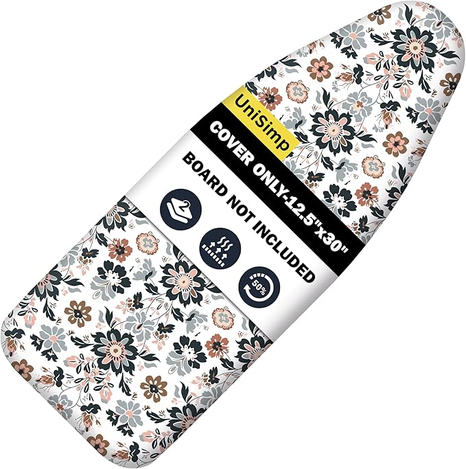 Small Ironing Board Cover and Pad 12.5"x30" Small Iron Board Cover