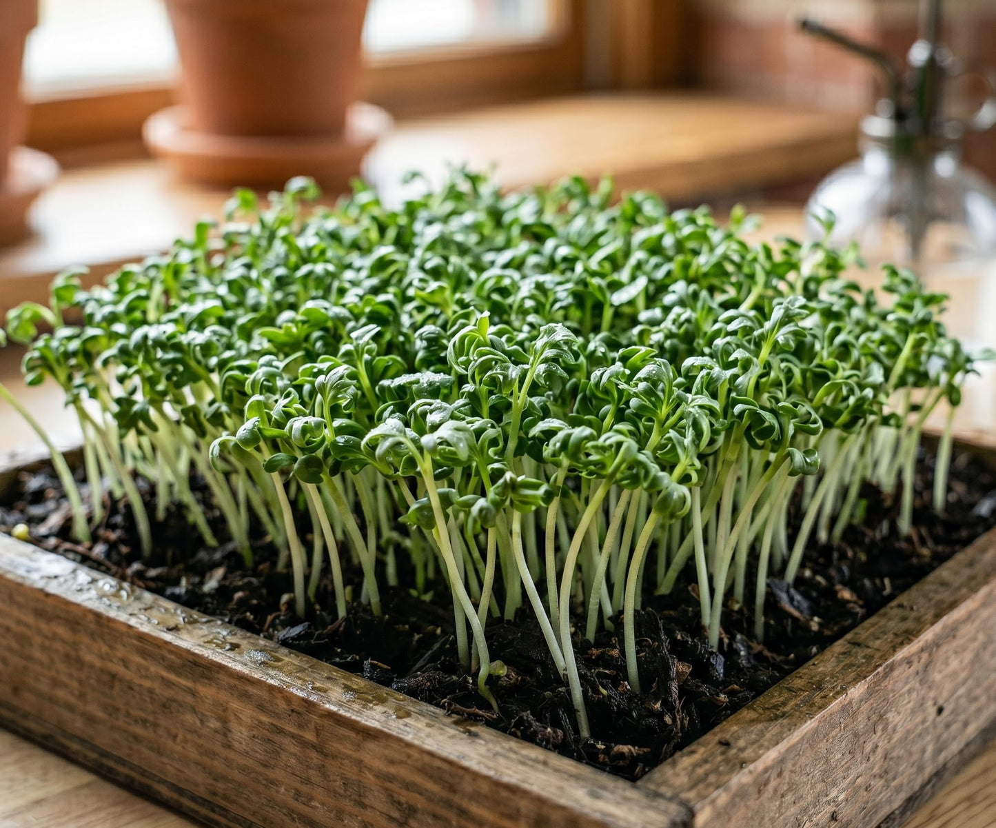 Microgreen Seeds for Planting, Choose Your Variant and Quantity (Curled Cress, 1000 Seeds)