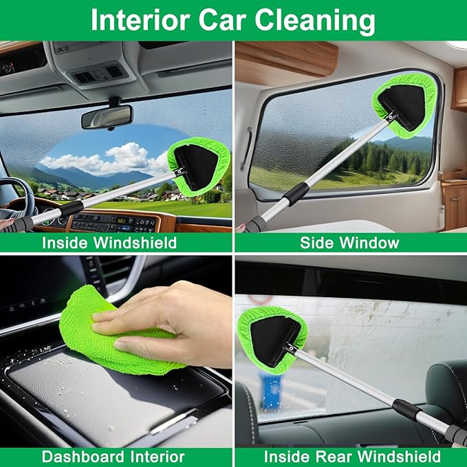 XINDELL 29-inch Windshield Cleaner Tool – Car Interior Window Cleaning Kit