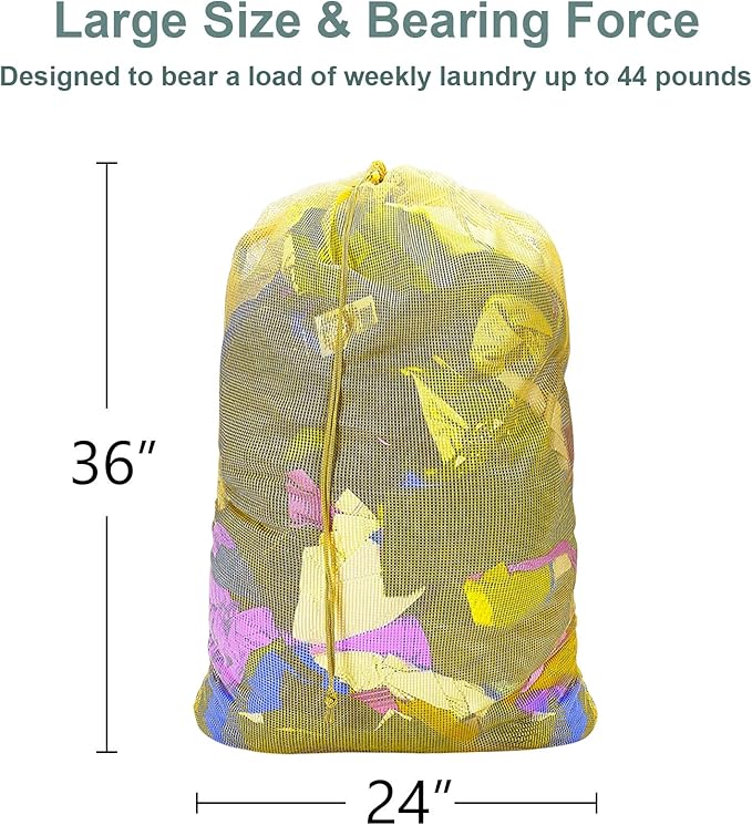 Mesh Laundry Bags, Heavy Duty