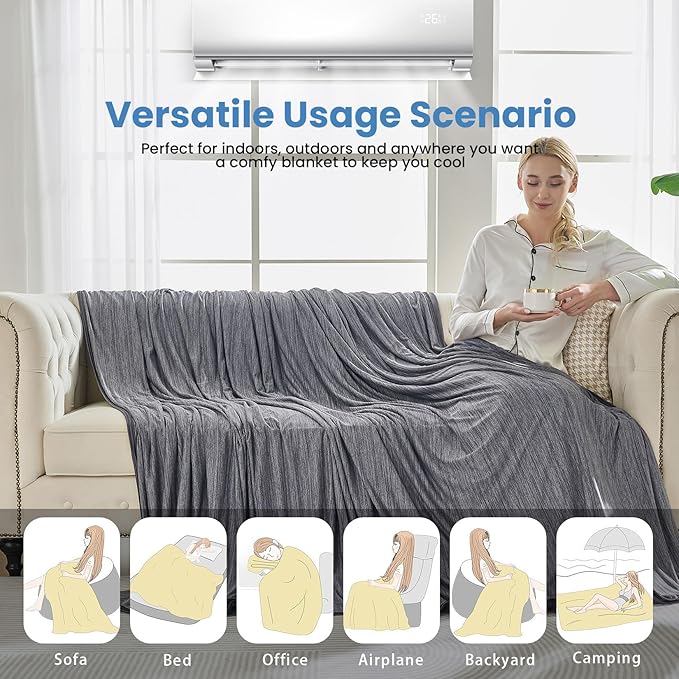 OIGAE Cooling Blanket for Hot Sleepers