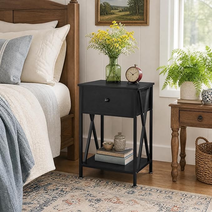 VECELO Nightstands, Modern End Side Tables, Night Stand