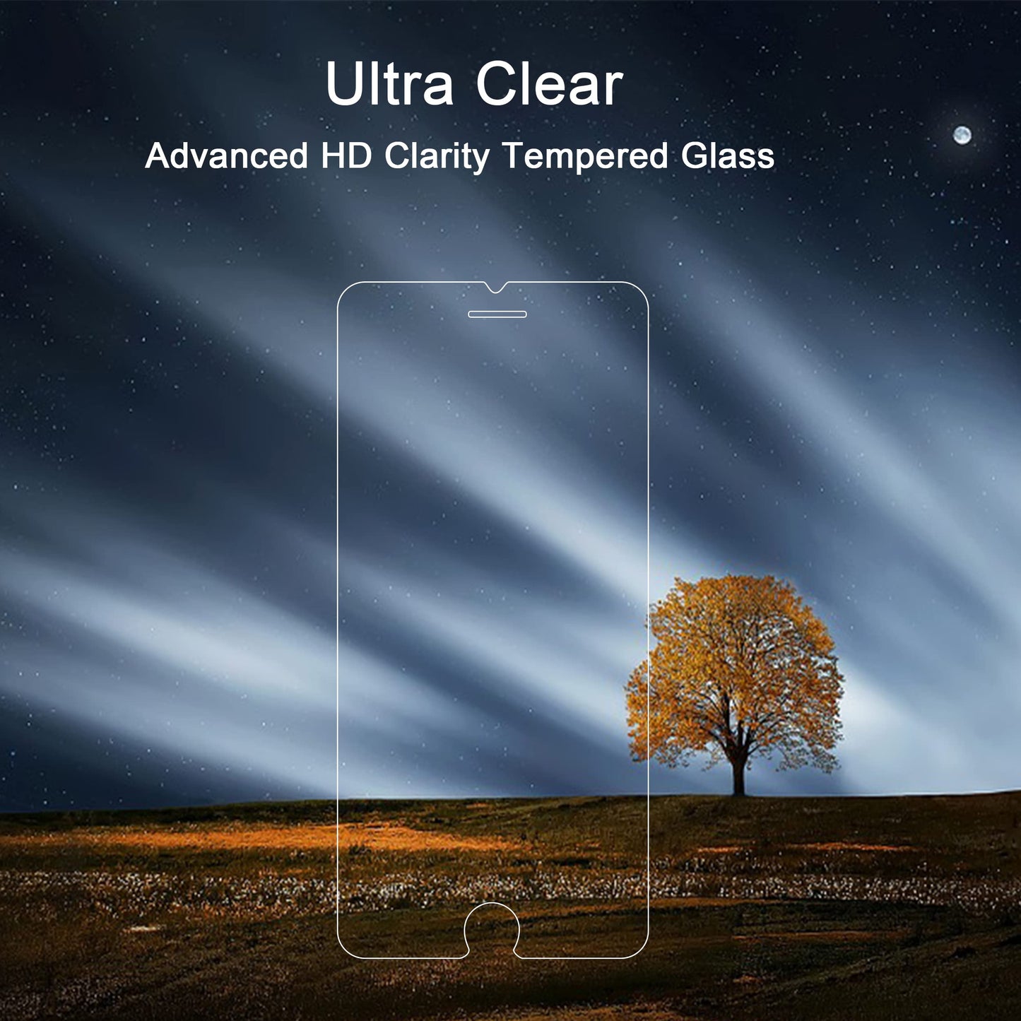 Ailun Screen Protector for iPhone 16 / iPhone 15 / iPhone 15 Pro [6.1 Inch] Display 3 Pack Tempered Glass, Dynamic Island Compatible, Case Friendly [Not for iPhone 16 Pro 6.3 Inch].