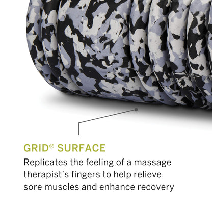 TRIGGERPOINT Performance Therapy Grid Foam Roller for Exercise, Deep Tissue Massage and Muscle Recovery, Original (13-Inch), Grey Camo