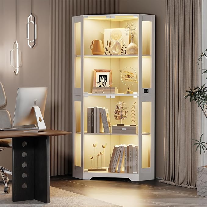 BROTTAR Corner Display Cabinet