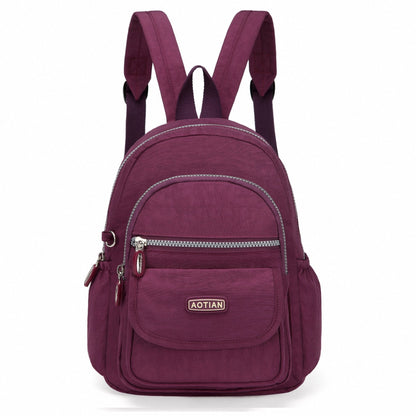 AOTIAN Nylon Lightweight Sturdy Little Casual Backpack 7 L Purple