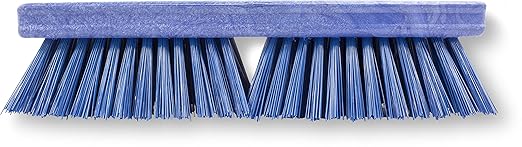 SPARTA Plastic Floor Scrub Brush, Brush Head Only, Deck Brush