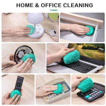 TICARVE 2Pack Cleaning Gel for Car Detailing Vent Cleaner Cleaning Putty Gel Auto Detail Tools Car Interior Cleaner Cleaning Mud for Cars and Keyboard Cleaner Cleaning Slime Green (320g/11.2oz)