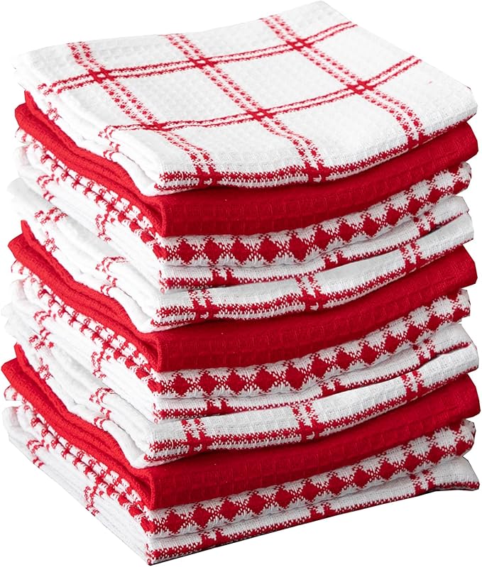 T-Fal Premium Waffle Dish Cloths: Highly Absorbent, Super Soft Long Lasting