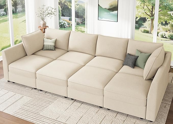 HONBAY Modular Sofa Sectional Sleeper Couch