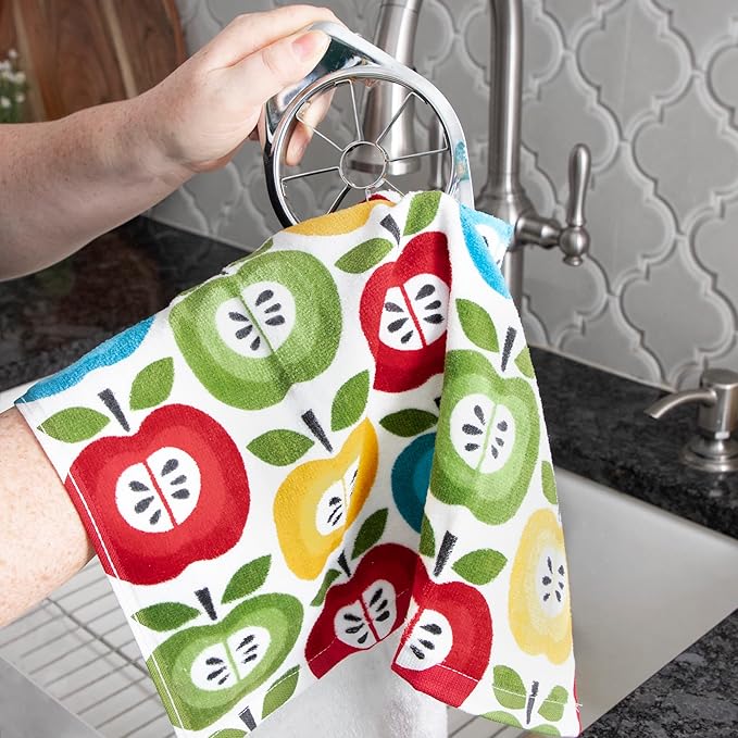 T-Fal Fiber Reactive Print Kitchen Towels: Highly Absorbent, Super Soft