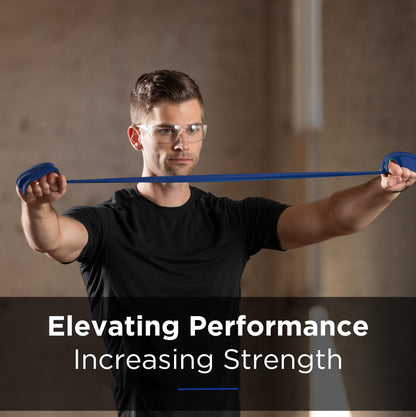 THERABAND Professional Latex Resistance Bands, Individual 6 Ft Elastic Band for Upper & Lower Body Exercise, Physical Therapy, Pilates, Home Workouts, 6 Foot, Blue, Extra Heavy, Level 5