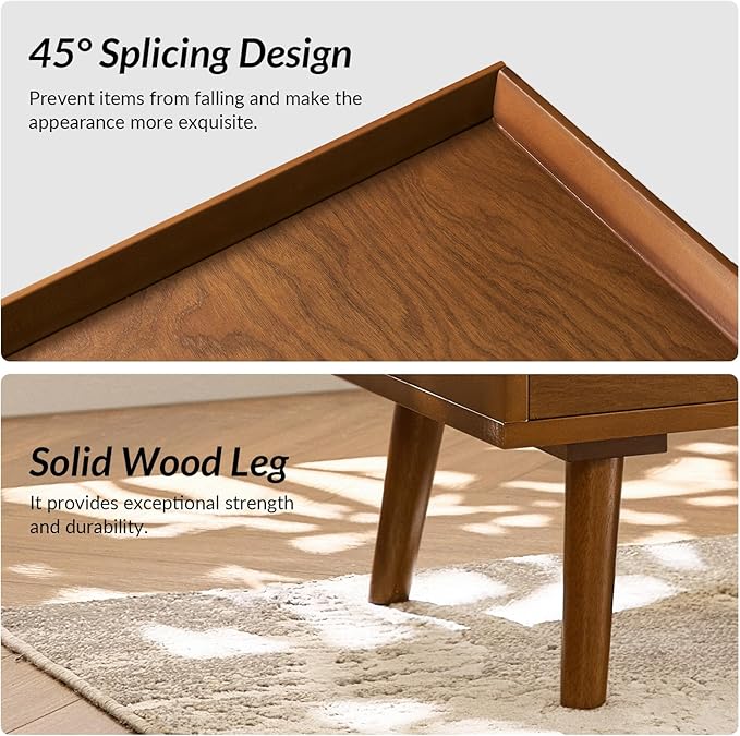 HULALA HOME 2 Drawer End Table