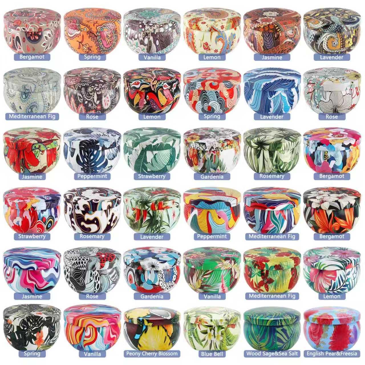 Scented Candles Gifts Set 36 Pack Soy Wax Travel Tin Jar Candles for Home 2.5 OZ for Mom for Christmas, Home Scented Decoration Relaxation, Thanksgiving, Mother's Day.