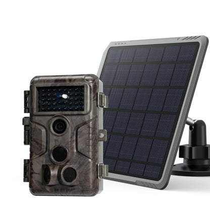 GardePro A3S Solar Trail Camera Bundle (Non-Cellular, Non-WiFi), Enhanced Low-Light Performance, 64MP Photo & 1296P HD Video, 0.1s Trigger, 100ft No-Glow Night Vision, Motion Activated Wildlife Camera