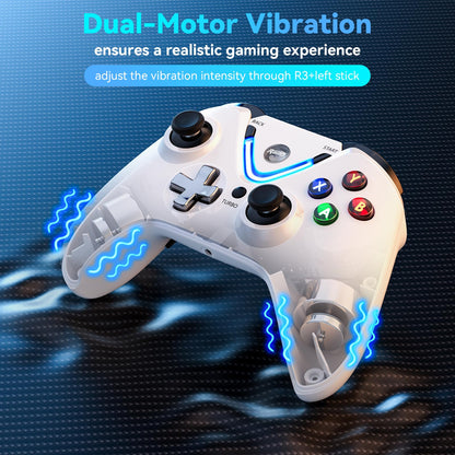 RALAN Wireless Controller with Paddles for Xbox One S/X, Xbox Series S/X, Windows PC, 2.4G Wireless Adapter with 3.5mm Headphone Jack, ALPS Joystick, Hall Effect Sensing trigger
