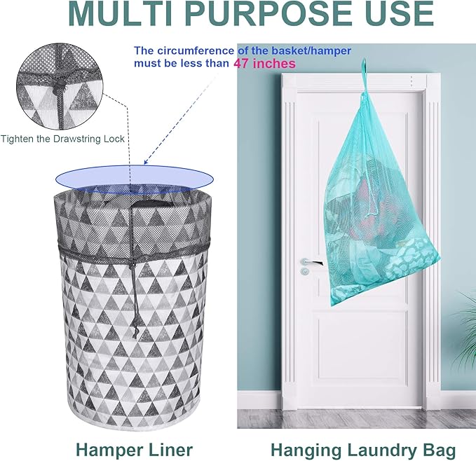 Mesh Laundry Bags, Heavy Duty
