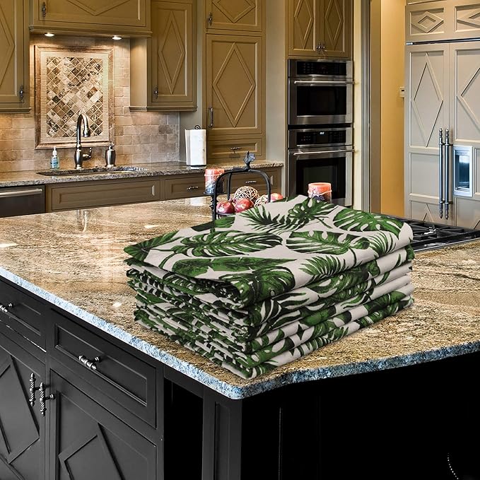 Urban Villa Tropical Print Kitchen Towels