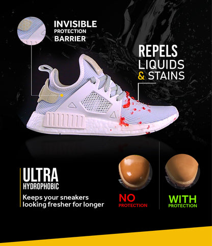 Crep Protect Shoe Protector Spray - 200ml Rain & Stain Waterproof Nano Protection for Sneaker, Leather, Nubuck, Suede & Canvas