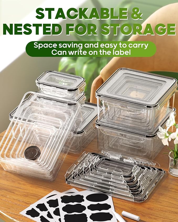 60 PCS Food Storage Containers
