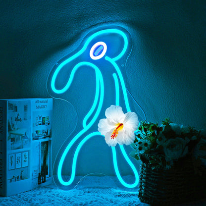 Bkuupau Neon Sign, Neon Signs for Wall Decor - Dimmable LED Light Signs Home Decor for Bedroom, Man Cave, Gaming Room, Party, Club, Bar Decoration - Christmas Halloween Easter Gift