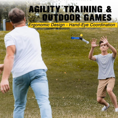 Hand Eye Coordination Trainer for Reaction Speed & Agility Training | Reflex Catch Training Tool to Improve Focus, Balance & Coordination for Sports, Fitness, and Team Practice