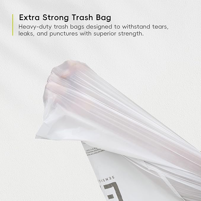 EKO Easy-Dispense Roll 80 Count Extra-Strong Drawstring Tall Kitchen Trash Bag