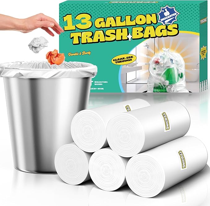 13 Gallon Tall Kitchen Trash Bags