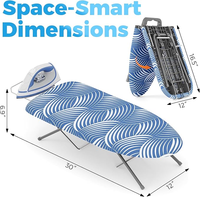 KINGBOARD Tabletop Ironing Board, Small Ironing Boards