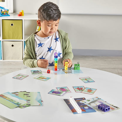 Learning Resources MathLink Cubes Numberblocks 1-10 Activity Set, Early Years Maths Learning, Build, Learn & Play in The Classroom & at Home