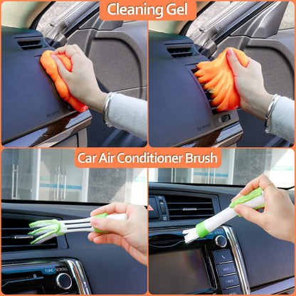 THINKWORK Car Cleaning Kit, Car Washing Kits for Vehicles, Car Detailing Kit Suitable for Small and Medium Vehicles Such As Cars, Trucks, Suvs(17pcs)