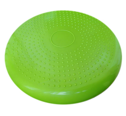 AppleRound Inflated Wobble Cushion with Hand Pump, Air Stability Board (Extra Thick), Core Balance Disc for Adults, Sensory Wiggle Seat for Kids, Flexible Seating for All Age, 13.5in / 34cm Diameter
