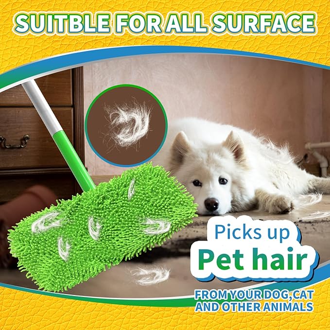 6Pcs Reusable Microfiber Mop Pads Compatible
