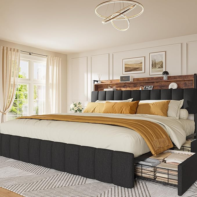 PRAISUN Bed Frame King Size