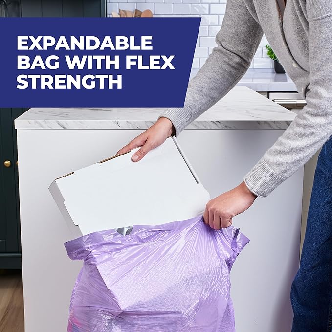 Hefty Ultra Strong 13 Gallon Trash Bags, Tall Kitchen Trash Bags 13 Gallon Size