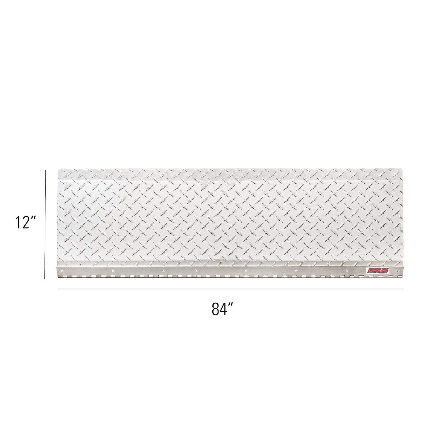Extreme Max 3005.5278 Hinged Aluminum Trailer Door Slider Plate - 84"
