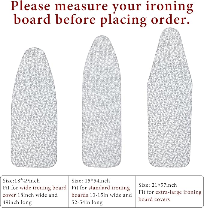 Extra-Wide Ironing Board Cover and Pad Replacement
