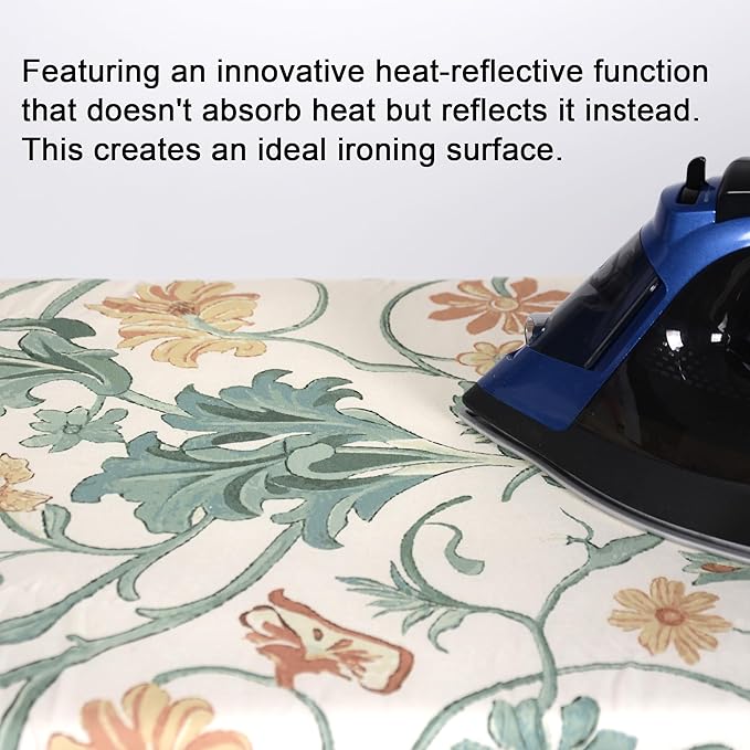 Premium Ironing Board Cover and Pad – Reflective Heat Technology, Heavy-Duty