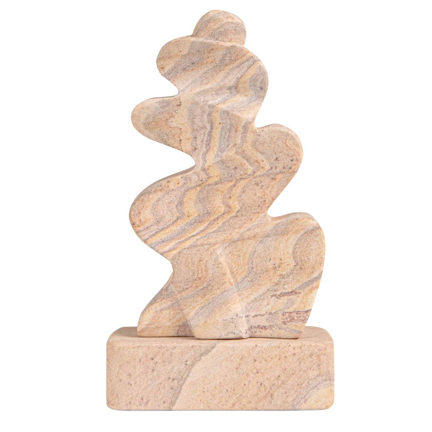 Bloomingville Teakwood Sandstone Décor, Natural