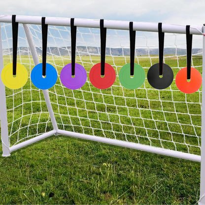 7 Pieces Soccer Goal Target,Multi-Color Agility Hockey Shooting Target with Adjustable Straps for Shooting Accuracy Training for Football Hockey Basketball Lacrosse Goal Sports Training
