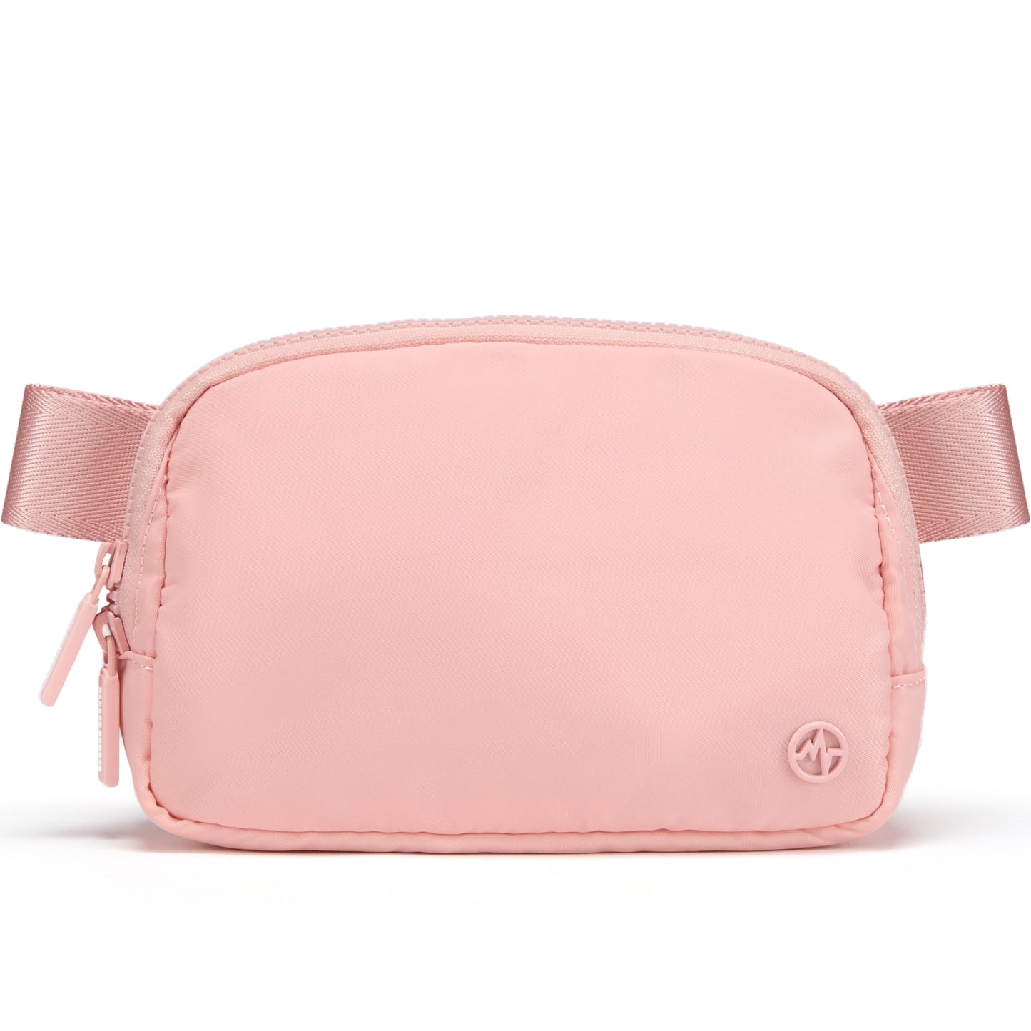 Pander Two Way Zipper Fanny Pack Nylon Everywhere Belt Bag for Women, Water Repellent Waist Packs, Crossbody Bags with Adjustable Strap (Black).