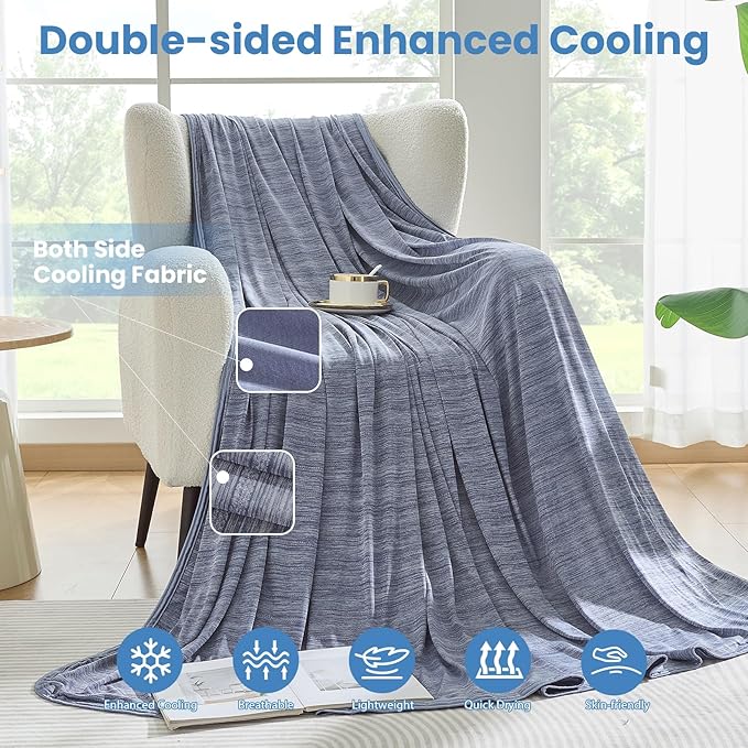 OIGAE Cooling Blanket for Hot Sleepers